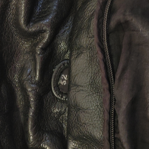 Vintage Leather Jacket Size 52 Men's - Picture 10 of 13